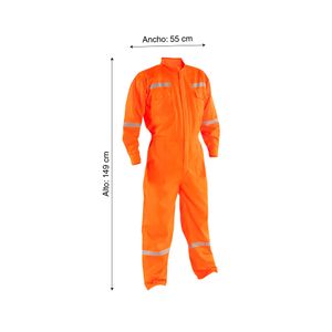 Overol Drill Tec Naranja Talla: Large