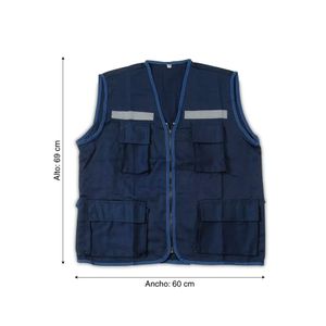Chaleco Eco Azul Talla: Large