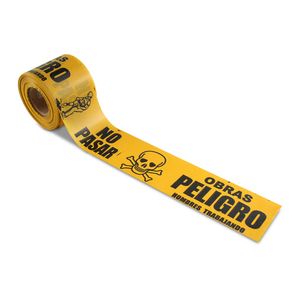 Rollo de cinta de peligro Amarillo 110 metros