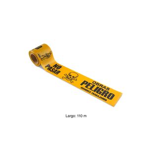 Rollo de cinta de peligro Amarillo 110 metros