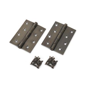 Bisagra Capuchina fierro Quemado 4"x3" x 2 unidades