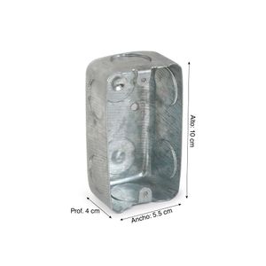 Caja de paso Rectangular Semipesada 3/4"