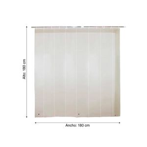 Cortina de Baño Orange 180x180cm Liner Blanco