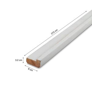 Marco de madera pre acabado 32x60x2.72