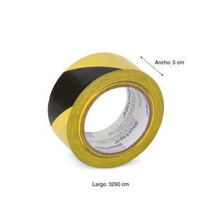 Señalización Amarillo/Negro 2x36 yardas