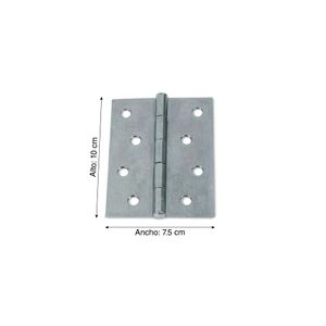 Bisagra Capuchina Zincada 4"x3" x 3 unidades