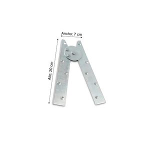 Bisagra Escalera Zincada 8"