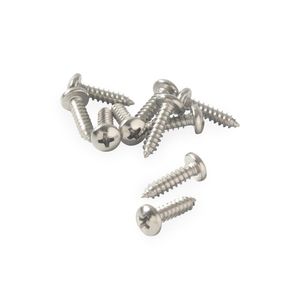 Tornillo de cabeza Pan Acero Inoxidable 10mm x 3/4" - 10u