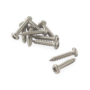 Tornillo de cabeza Pan Acero Inoxidable 6mm x 3/4" - 10u