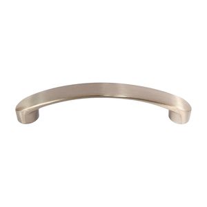 Tirador Níquel Satinado Cristal  96 mm