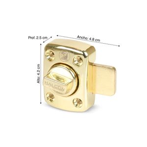 Seguro para ventana zincado lateral pulido 30 mm