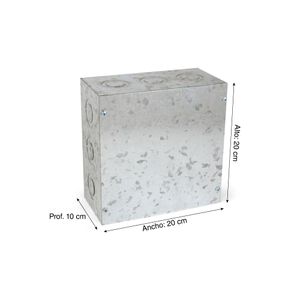 Caja de pase 8x8x4" 1.5 mm