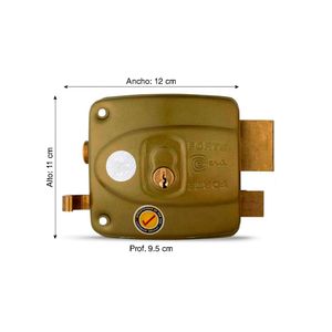 Cerradura compacta de 2 golpes BK-220