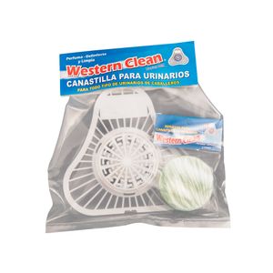 Canastilla para urinario con pastilla