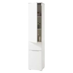Mueble Organizador Alto de Baño Sawia Blanco