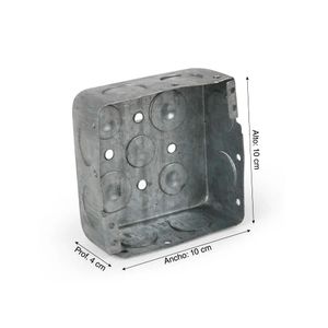 Caja Cuadrada Semipesada 3/4" 0.9 mm