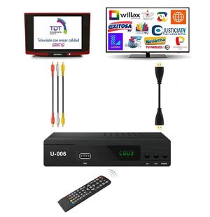 Sintonizador Decodificador Tv Digital Hd 1080p Tdt Isdbt