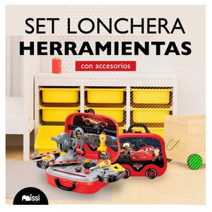 Set De Herramientas Y Lonchera Pixar EODS008-916 De Rayo Macqueen
