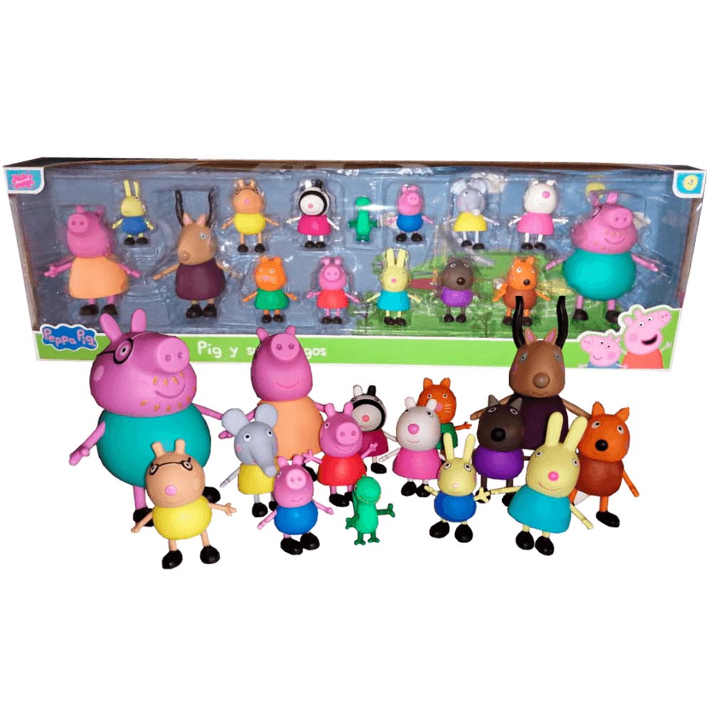 Set De Peppa Pig PP 15 Familia y Amigos Real Plaza