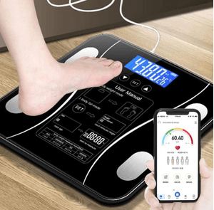 Balanza Digital Bluetooth-negro