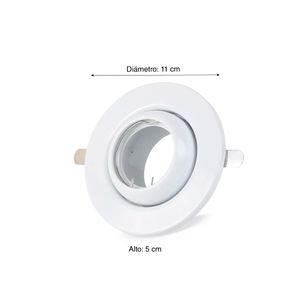 Spot para dicroico Ojo de Buey Lightech 11cm Blanco