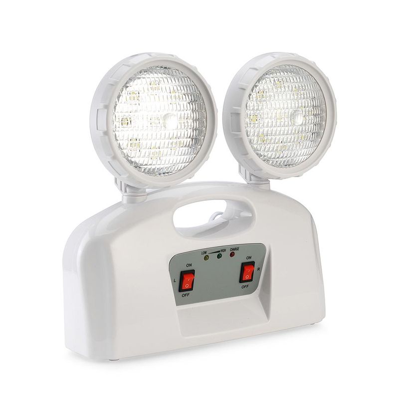 Lampara De Emergencia Led 2 Focos Forceman