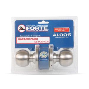 Cerradura Pomo para baño Acero Inoxidable