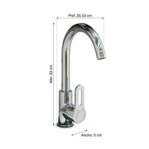 Mezcladora de lavadero Monocomando al mueble Vinkel
