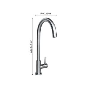 Llave de lavadero al mueble Inox Steel