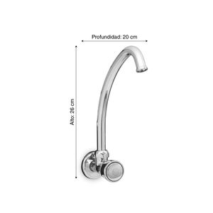 Llave de lavadero a la pared Della