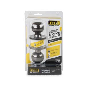 Cerradura para baño Bronce Quemado