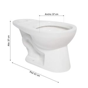 Tanque para inodoro + Taza Omega Blanco
