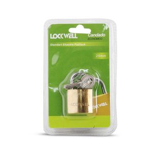 Candado Acero Niquelado 25 mm Lockwell