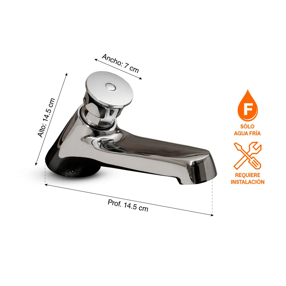 Llave Griferia Con Temporizador Griferia Temporizada Llave