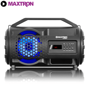 Parlante Bluetooth 5.0 Maxtron Fender MX215 Bocina 4 pulgadas Negro