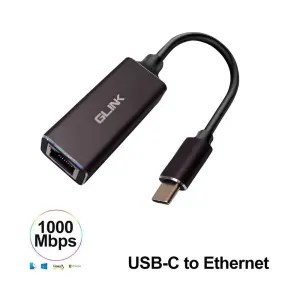 Adaptador Tipo C a Rj45 Glink Mod.Gl-014