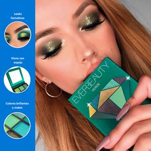 Paleta de Sombras Zafiro Verde