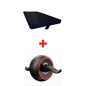 Combo Colchoneta Para Gimnasio 1.2 Mt + Rueda Abdominal Retractil