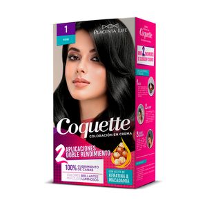 Coquette Tinte 1 Negro Kit 2 aplicaciones