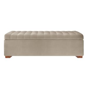 Baul Lirio Mavisac Plaza Y Media Color Beige - Ultra Cuero