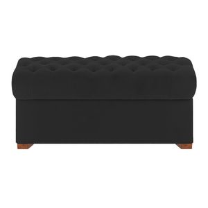 Baul Eilyn Mavisac Dos Plazas Color Negro - Tela