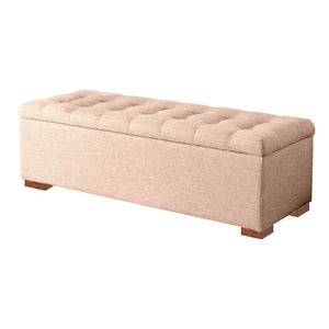 Baul Evan Mavisac Estandar Color Beige - Tela