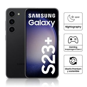 Celular Samsung Galaxy S23+ 6.6" 8GB RAM 512GB Phantom Black