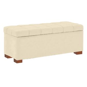 Baul Veroe Mavisac Plaza Y Media Color Marfil - Tela