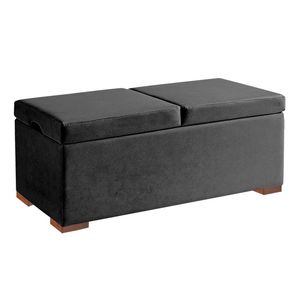 Baul Leia Mavisac Dos Plazas Color Plomo - Ultra Cuero