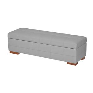 Baul Broton Mavisac Plaza Queen Color Plata - Tela