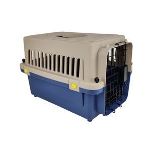 Kennel Canil Transportador de Mascotas L50 - 50cm - Piso Impermeable - Azul