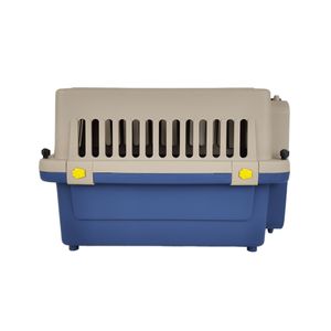 Kennel Canil Transportador de Mascotas L50 - 50cm - Piso Impermeable - Azul
