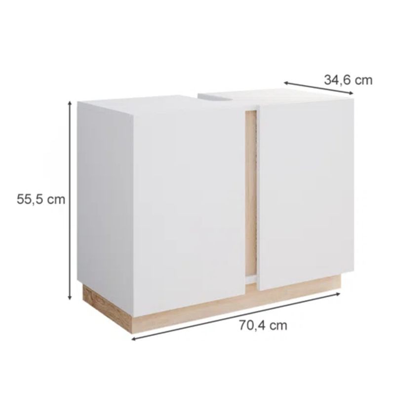 Mueble Inferior para Lavadero Tere Blanco - Promart