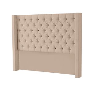 Cabecera Master Rey Mavisac Dos Plazas Color Beige - Tela
